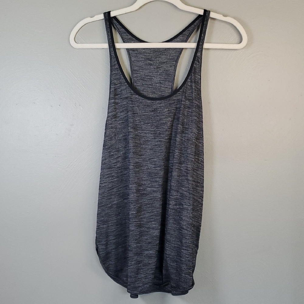 Lululemon Heather Gray Racerback Tank Top. Size 10
